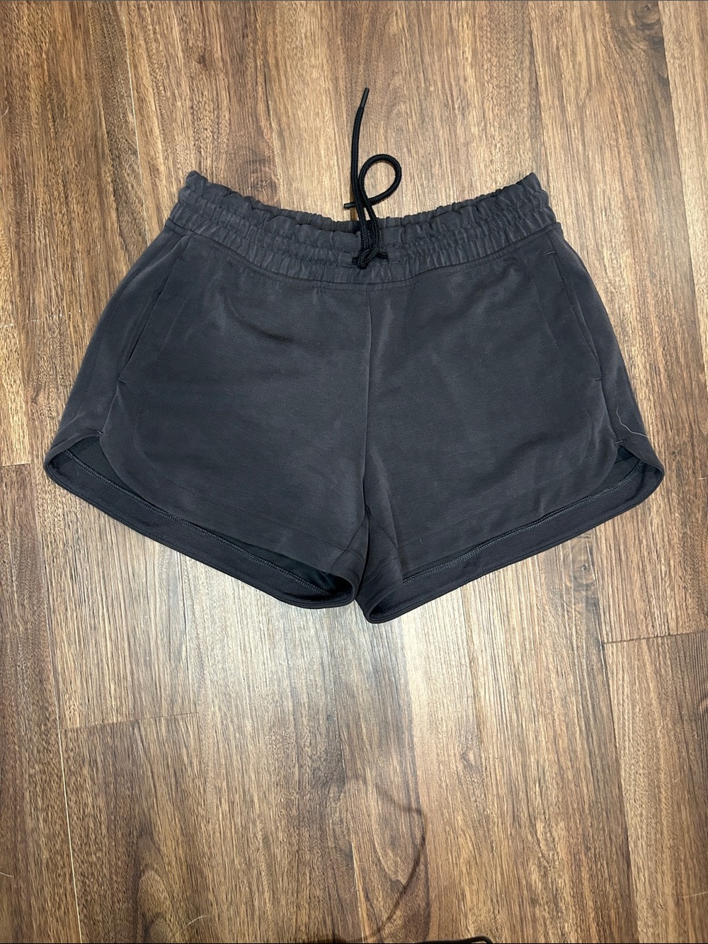 Athleta Charcoal Drawstring Active Shorts